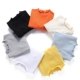 Áo sơ mi nữ mùa thu trẻ em cotton 2018 mùa đông trẻ em bằng gỗ cổ tròn áo thun bé sơ mi dài tay