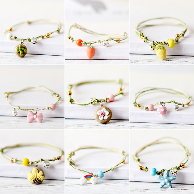 The Original manual QingGe jingdezhen ceramic bracelet with small pure and fresh and best Mr Act the role of han edition girlfriends street source