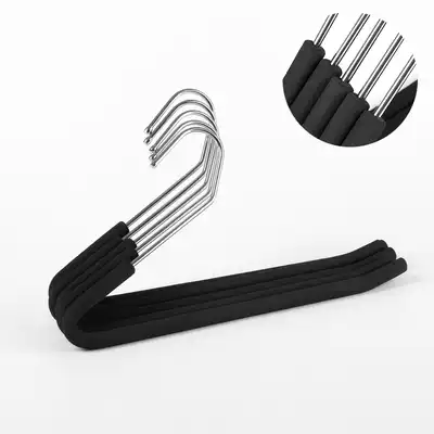 (Day special price) Z-shaped sponge non-slip pants rack 2-shaped pants pants hanging magic no trace hanger pants rack 10 sets