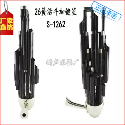 Sheng musical instrument 26 Reed Sheng 26 plus key live bucket sound Sheng 26 Miao professional Sheng new sound musical instrument factory direct sales