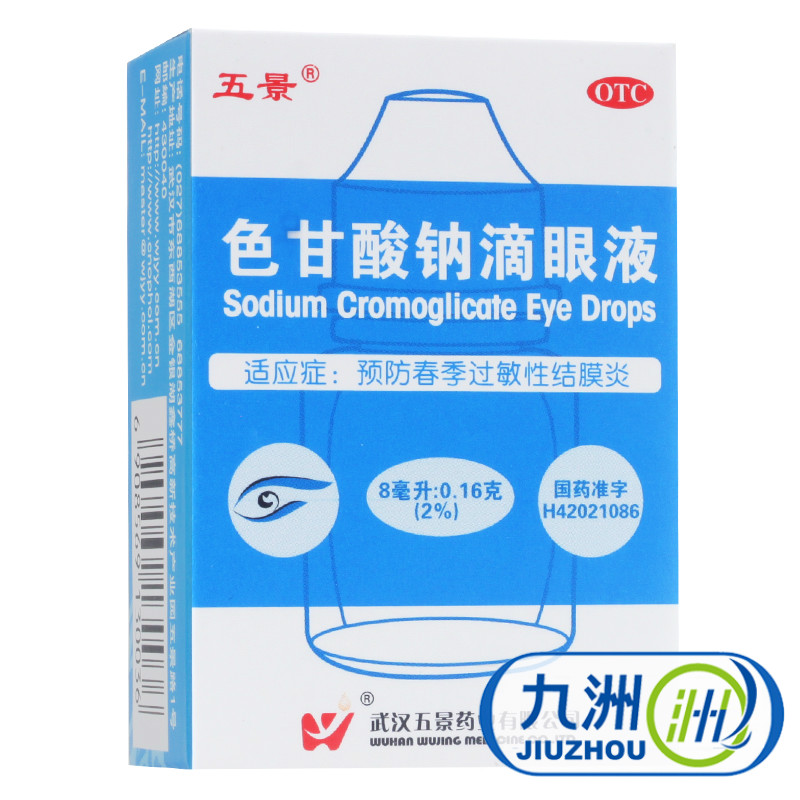 五景色甘酸钠滴眼液 8ml 过敏性结膜炎 春季结膜炎 眼药水 滴眼液