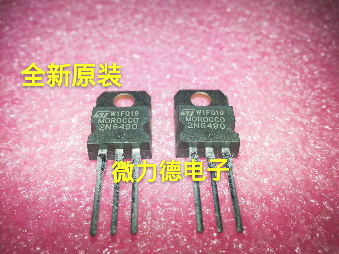(New original) 2N6490 2N6490G Import origin ST PNP tube 15A60V field effect transistor