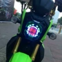 Honda ZOOMER-X-110-Zuma x Đèn pha nam Angel Eye Devil Eye Lens Xenon Light hội - Đèn HID xe máy 	bóng đèn pha xe máy