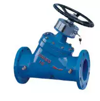 Shanghai valve SP45F digital locking balance valve air conditioning static balance valve SP45F-16Q Guanlong Shanghai Industrial