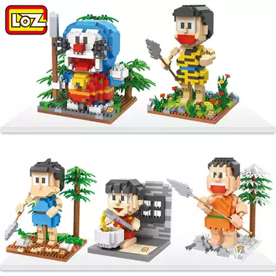 Doraemon Doraemon Dingdong genuine LOZ small particles DIY assembly building block ornaments