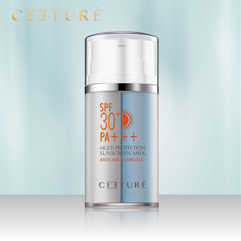 皙泉防晒霜 面部全身防晒套装spf30 海边防水紫外线女送原肌液