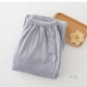 Cặp vợ chồng Nhật Bản đồ ngủ nam và nữ mùa thu đông đảo nhung nhà quần flannel quần rộng kích thước dày dày ấm áp quần đũi nữ đẹp Quần tây