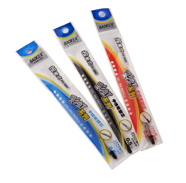 Baoke PS-1890 neutral core press pen 0 5MM PC-195 replacement core universal 20 box