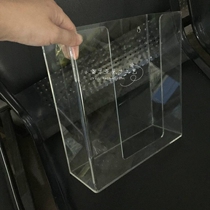 Disposable latex glove rack Hospital glove storage box Acrylic paper box hanging wallpaper towel box Glove box rack