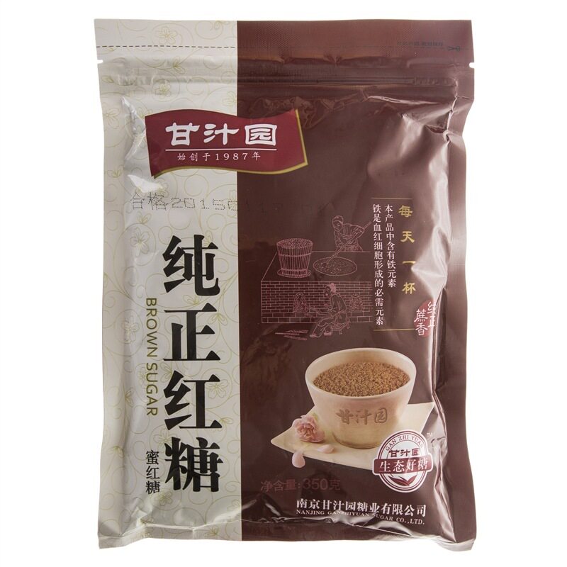 【天猫超市】甘汁园 纯正红糖 350g 冲饮调配 赤砂糖 蜜红糖