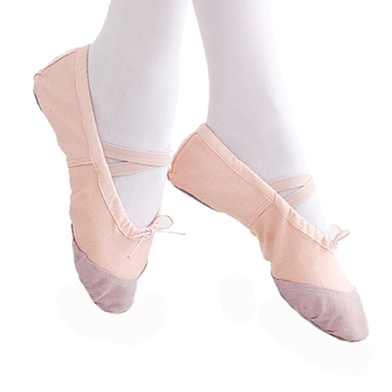 Children's dancing shoes, women's dancing shoes, soft soles kindergarten ballet shoes, girls cat's paws, men