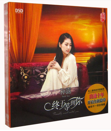 包邮现货正版 发烧碟 孙露 终于等到你 DSD版 CD 2015年专辑