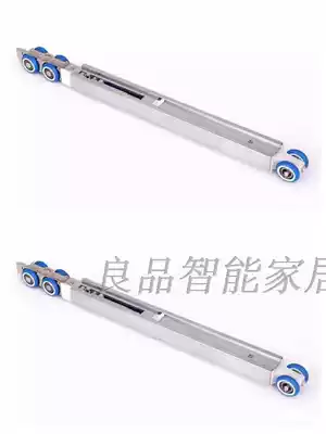 Taiwan Pinliang imported damping sliding door hanging wheel bilateral buffer pull door pulley damping hanging pulley