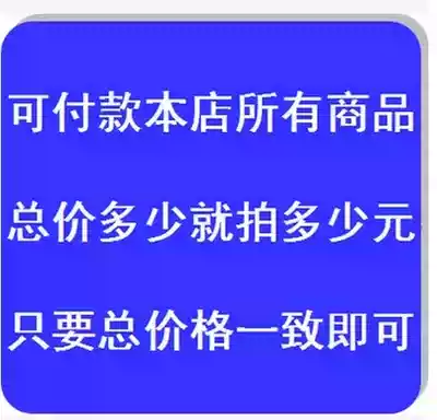 Universal payment hyperlink-you can pay for all goods in our store-as long as the total price matches