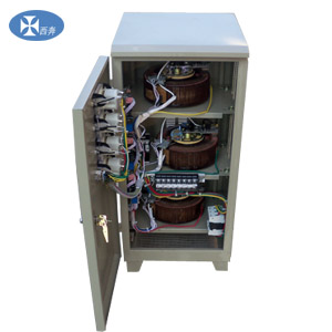 Three-phase fully automatic AC voltage regulator SVC TNS-9KVA voltage regulator 380V three-phase voltage regulator