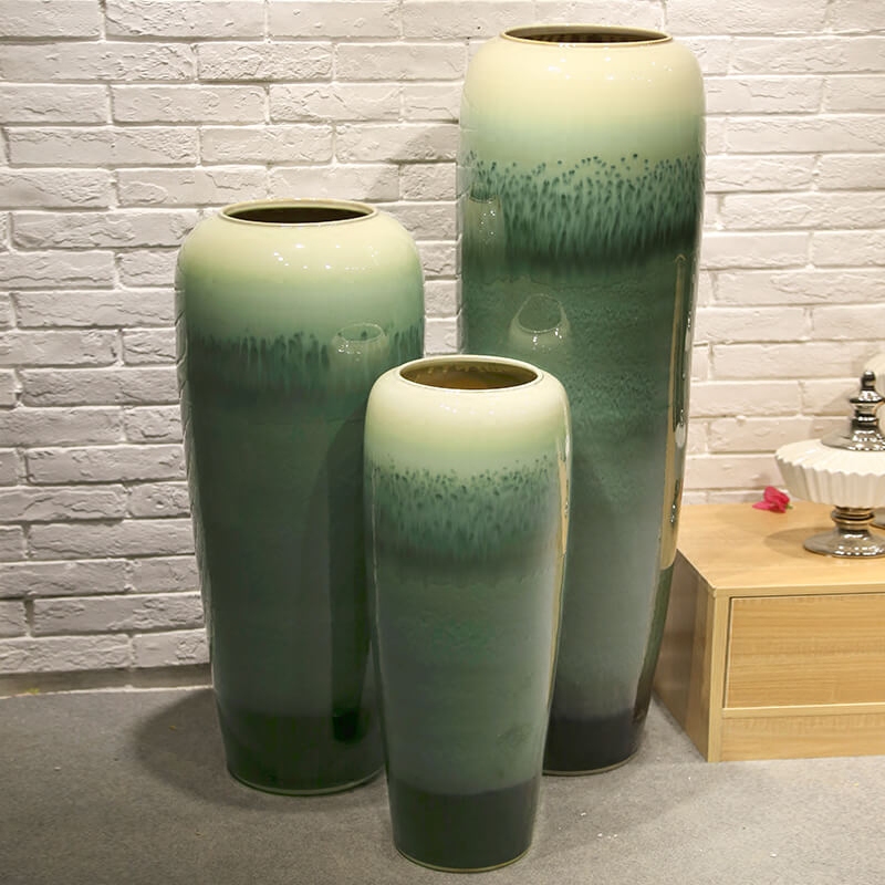 Sitting room decoration to the hotel villa large vase ceramic flower implement club teahouse flower simulation flower decoration furnishing articles