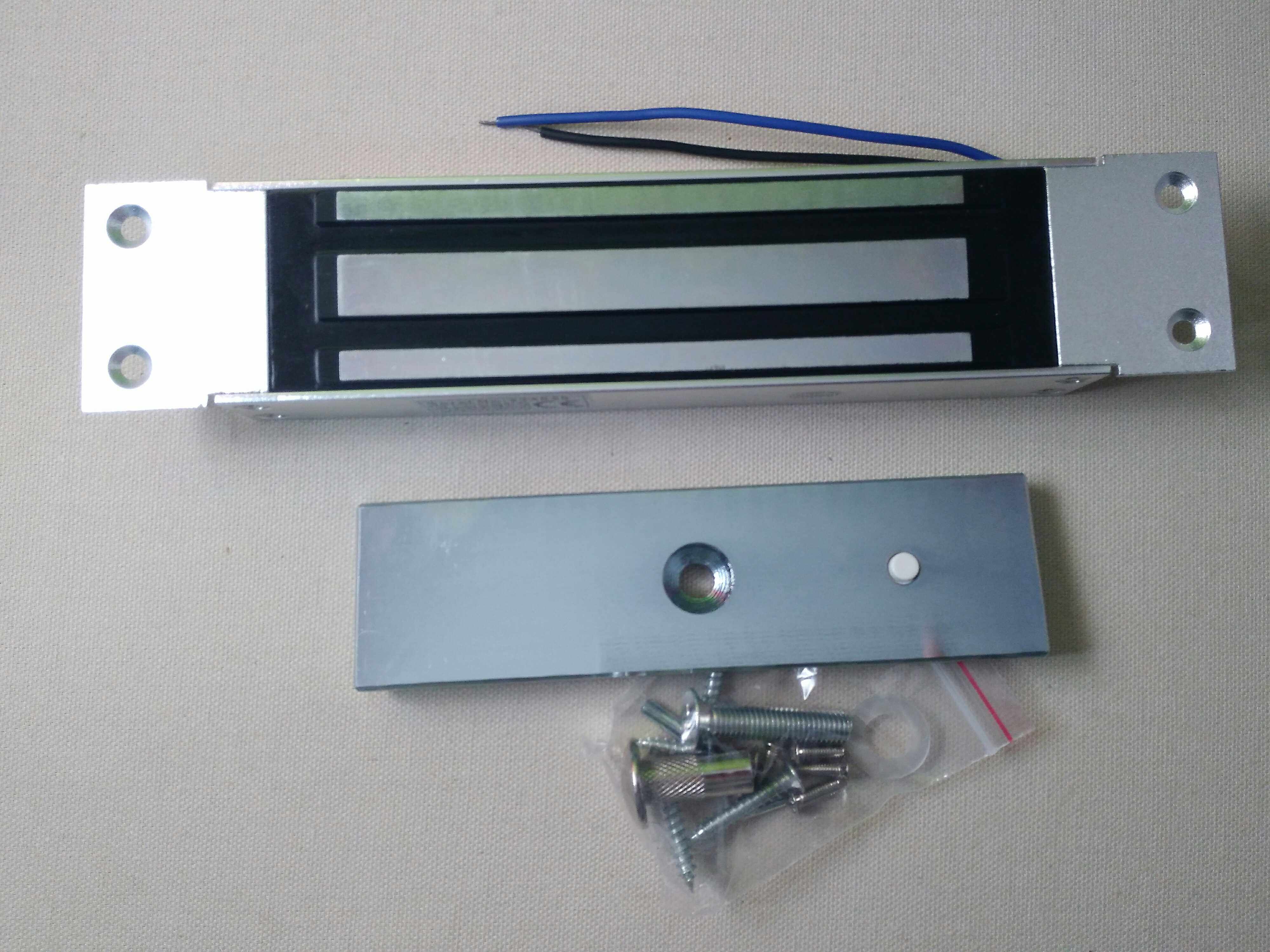 350kg concealed magnetic lock community embedded electromagnetic suction lock 253*50mm building intercom door electric control lock