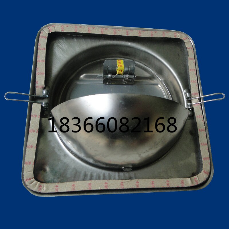 Model 150 Stainless Steel Circular Flow Guide Common Kitchen Flue Check Valve Fireproof Check Valve Smoke Proof