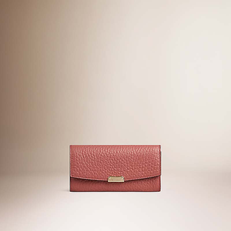 BURBERRY/博柏利典藏粒面皮革长款钱夹 40147321