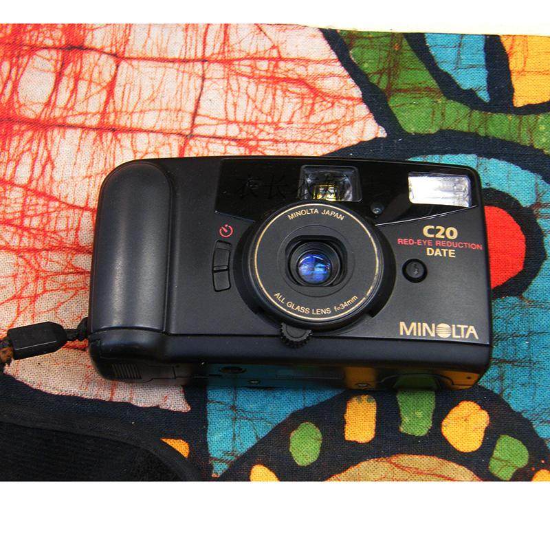 Minolta telephoto camera film camera