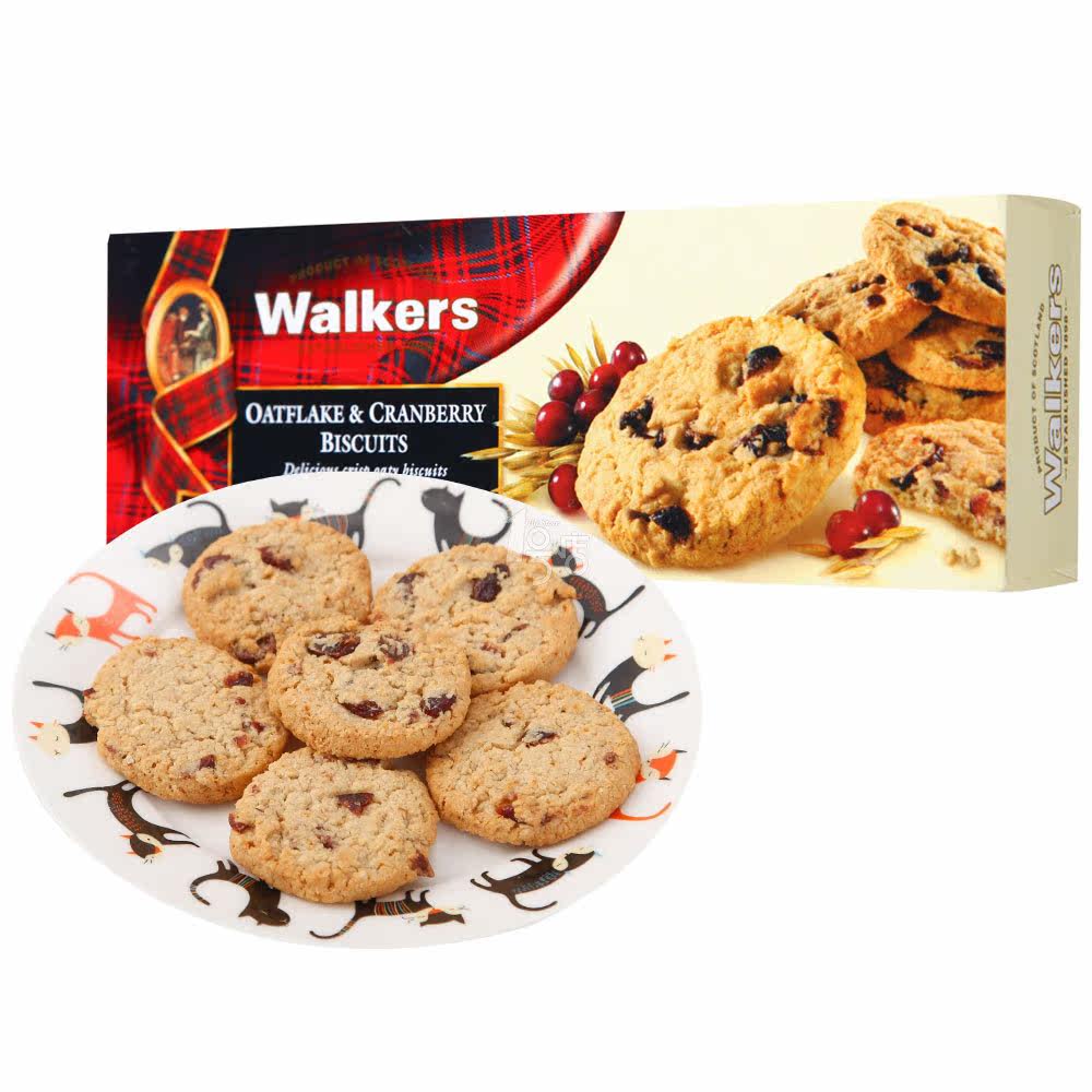 Walkers沃尔克斯 燕麦蔓越莓饼干 150g