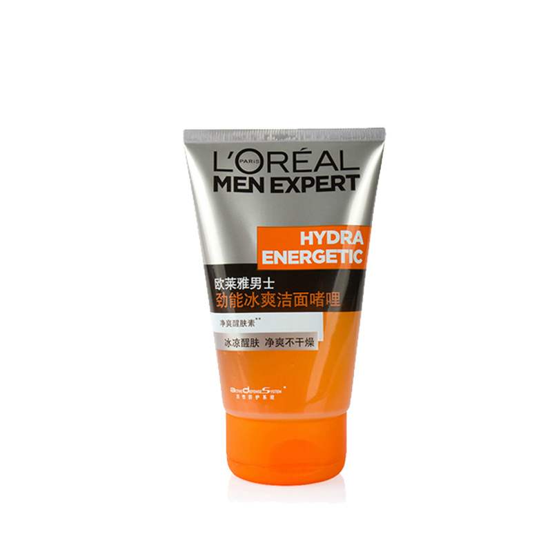 L＇oreal/欧莱雅 男士劲能深层净化洁面膏100ml