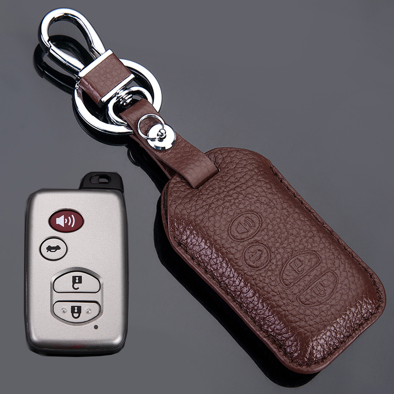 Suitable for Toyota key case overbearing Prado REIZ11 crown 12CAMRY09 Highlander leather case