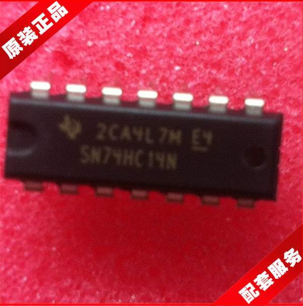 SN74HC14N SN74HC14N 74HC14 DIP14 DIP14 solid storefront original six anti-phase Schmidt flip-flophers