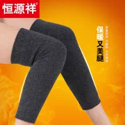 Hengyuanxiang qua vớ đầu gối nữ legging vớ mùa thu và mùa đông dày cộng với nhung ấm gối đầu gối vớ len dài