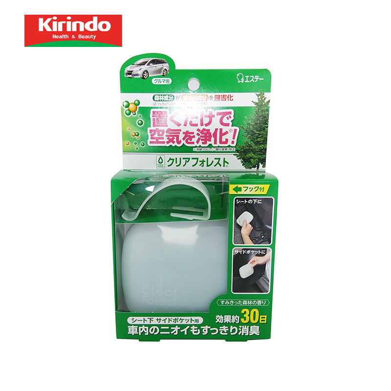 【Kirindo】日本进口 Clear forest车载空气净化膏 除臭香薰 一枚
