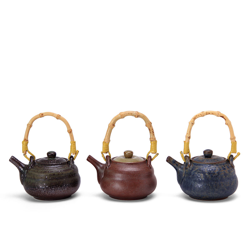 Mingyuan FengTang coarse after getting archaize girder pot teapot ceramic tea set little teapot retro kung fu tea pot