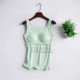 Cotton nữ bra-t với dây đeo áo ngực pad Không có vòng thép miễn phí bra cup một đồ lót yoga thể thao
