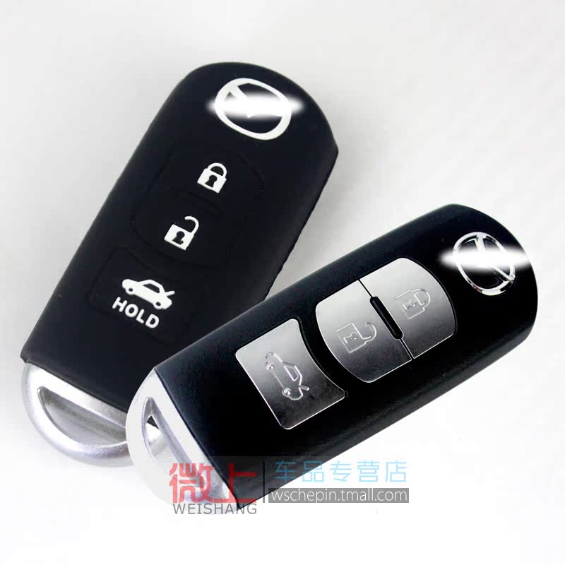 cx-5马自达车钥匙套 阿特兹钥匙包硅胶 昂克赛拉 AXELA  马3 cx5