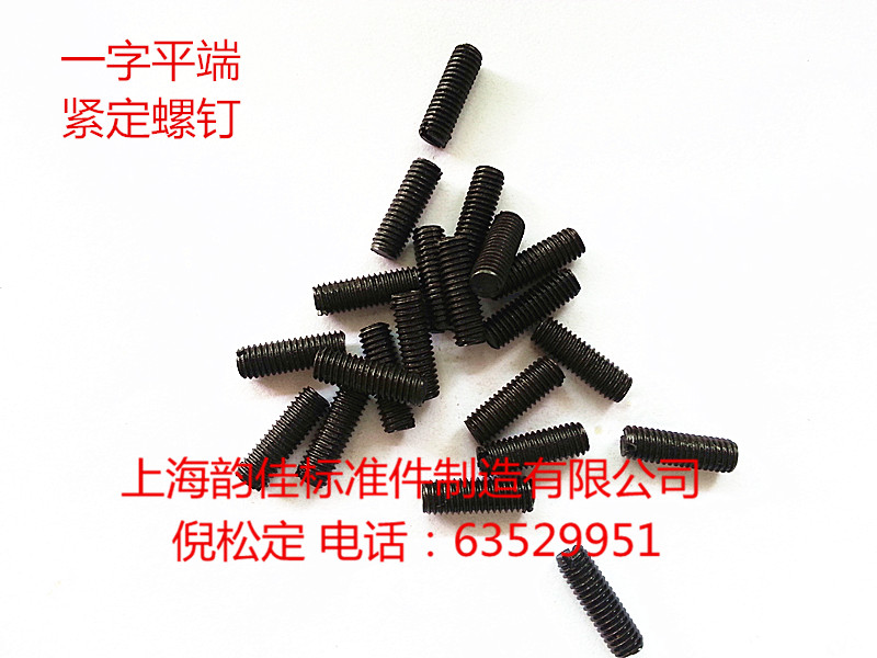 Slotted Flat End Set Screw GB73 Slotted Flat End Set Screw M10 Carbon Steel Hot Sale 10pcs