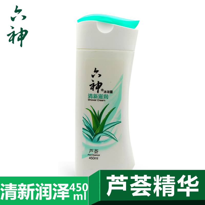 上海家化六神 清新滋润 沐浴露个人护理沐浴液洗澡洗浴 450ml