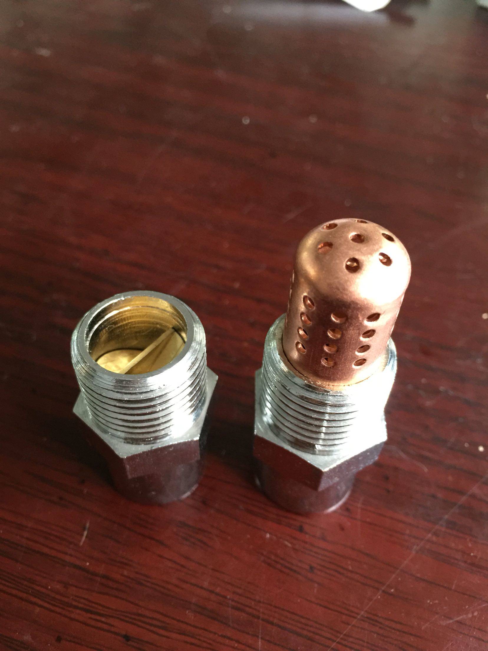 Fire high-speed water mist nozzle Copper chrome DN15 with filter ZSTWB-16-120 centrifugal water mist nozzle