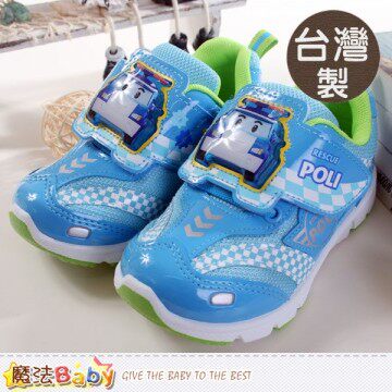 魔法Baby~台湾制POLI授权正版儿童闪灯鞋官网直邮进口