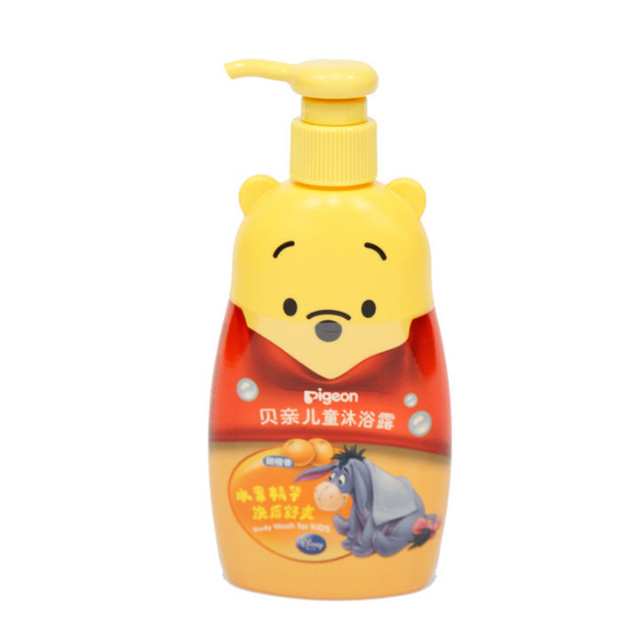 贝亲沐浴露 儿童沐浴露甜橙味250ml/瓶IA81 温和配方迪斯尼系列