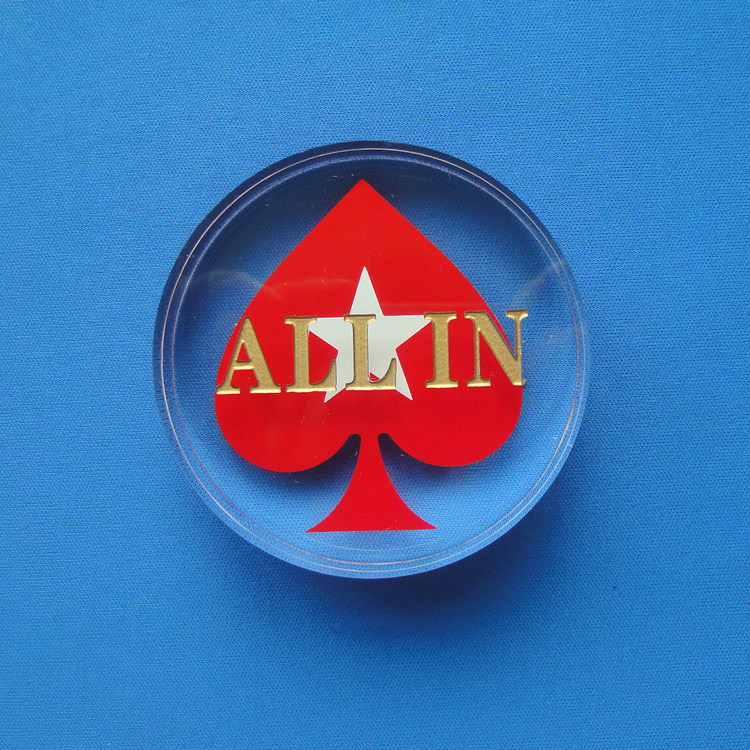 Acrylic red heart ALL IN Dazhuang code