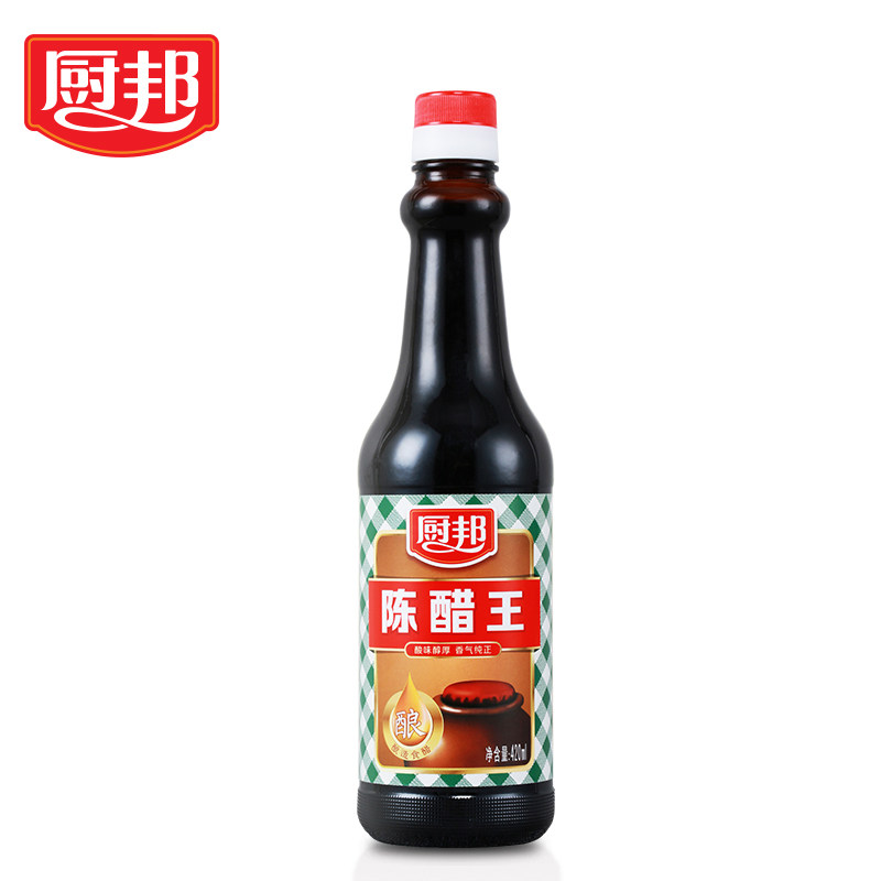 【天猫超市】厨邦陈醋王420ml  陈年酿制 醋清味浓 食用香醋白醋