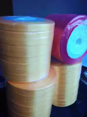 Book with gold and yellow ribbon 1CM ribbon hardcover color mercerized ribbon ribbon 1 roll price