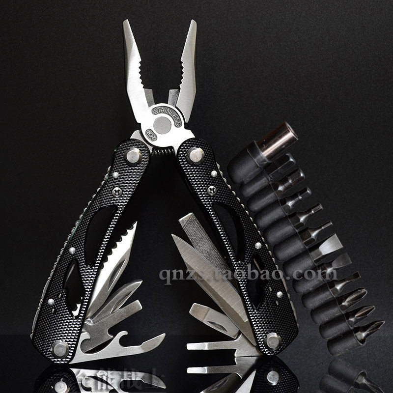 Versatile pincers folding tool pliers Outdoor equipped with small knife pliers with portable combined pliers knives