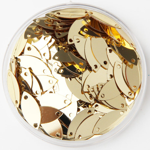 6 * 14mm horseeyes double-hole bright sheet diy handmade clothing accessories accessories Pearl pieces dance suit material