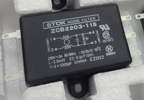 TDK EMI Anti-interference original power filter ZMG2206-11S EMC anti-noise Japan 6A
