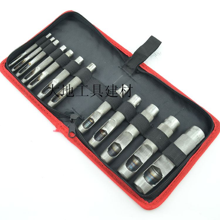 Belt punch leather punch cylindrical punch steel punch air eye center punch punch hole hand tool