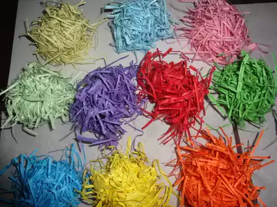 Color wrapping paper shredded paper filling paper 500g bag