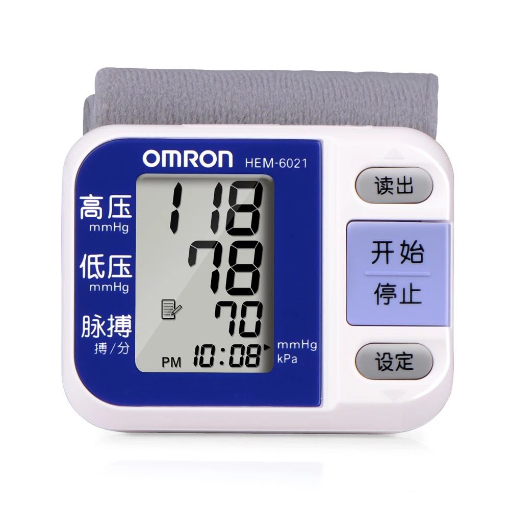 【有礼】欧姆龙电子血压计HEM-6021全自动智能家用手腕式血压仪