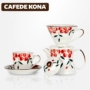 CAFEDE KONA rửa tay nồi gốm lọc cốc cà phê cốc cà phê máy pha cà phê đặt nồi bình pha cà phê moka điện