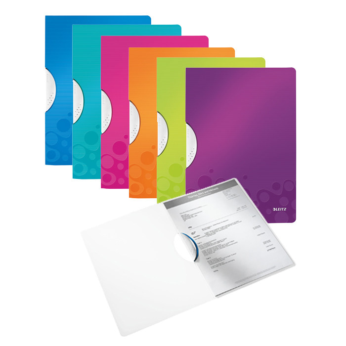 LEITZ Lee City WOW Rotating Clip Report Folder 4185