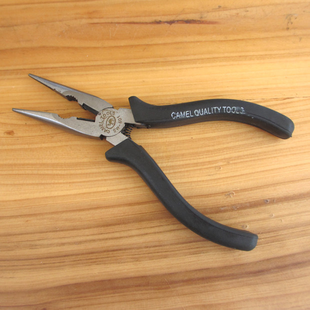 Hardware auxiliary tools 5 inch 6 inch sharp nose pliers with tooth clamp disassembly small tip DIY multifunctional manual pliers